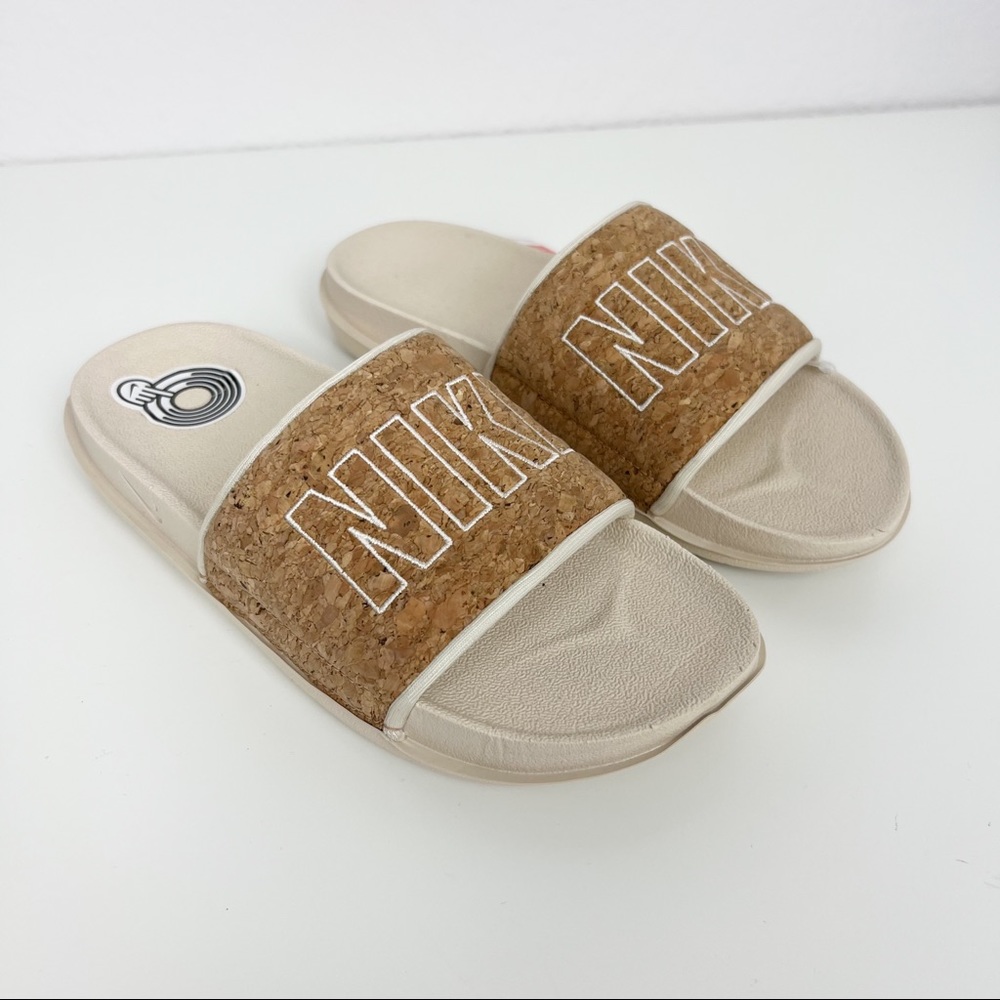 Nike Tan and Cream Sandals